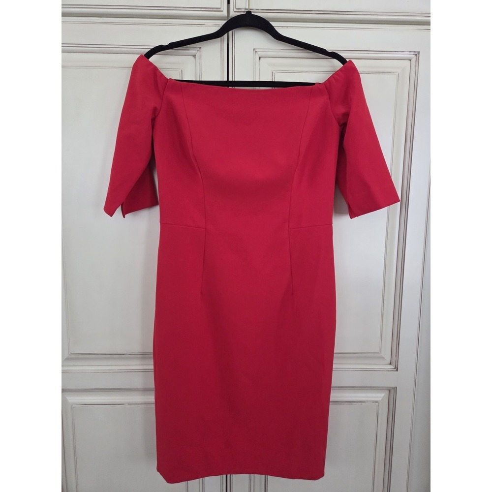 Milly Slim Off‎ The Shoulder Dress Women's 8 Sexy Gala Standout Classy Old Money